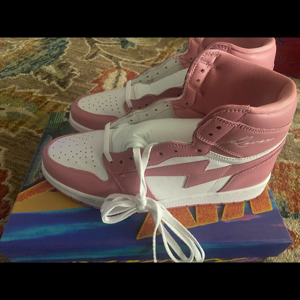 Kool Kiy x Reves Air Kiy Rose High Top